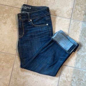 American Eagle Artist Crop Capri 8